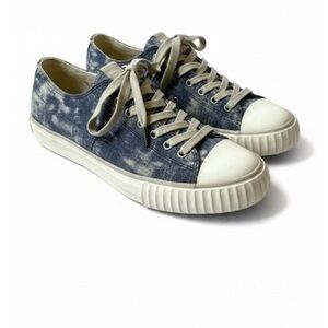 John Varvatos “Bootleg" Sneakers Denim And Stone Men's Size 7.5 NWOT!
